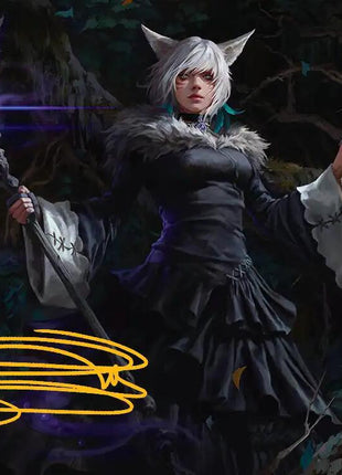Y'shtola, Night's Blessed Art Card (21) (Gold-Stamped Signature) [AAFIN - 21]