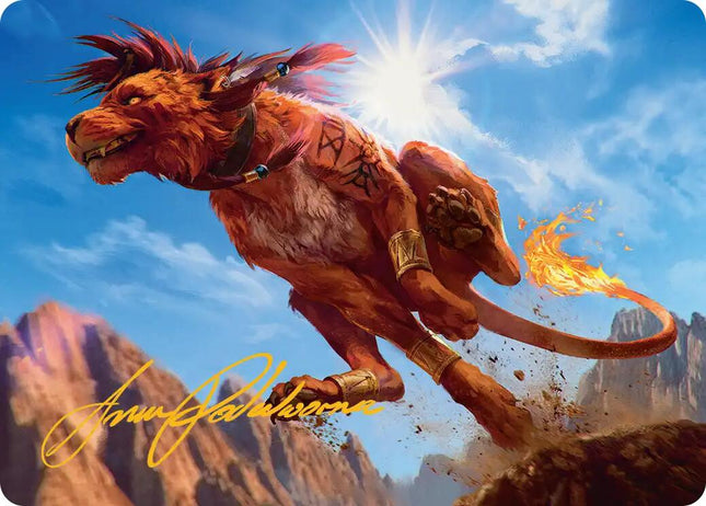 Red XIII, Proud Warrior Art Card (Gold-Stamped Signature) [30]