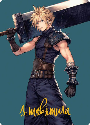 Cloud, Ex-SOLDIER Art Card (Gold-Stamped Signature) [ASFIN - 50]