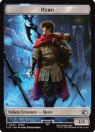 Hero (0007) // Bird (0016) Double-Sided Token [FIN - 7 // 16]