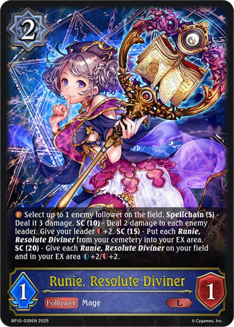 Runie, Resolute Diviner [BP10]