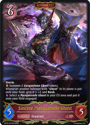 Sincere Masquerade Ghost [BP10 - BP10-077EN]