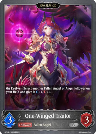 One-Winged Traitor (Evolved) [BP10 - BP10-116EN]