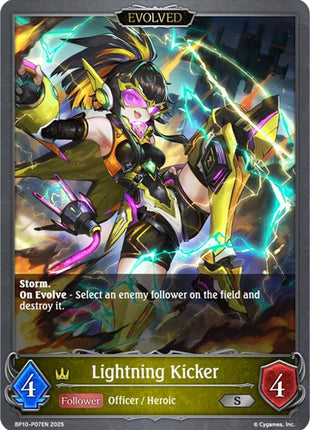 Lightning Kicker (Evolved) - P07 (Foil) [BP10 - BP10-P07EN]