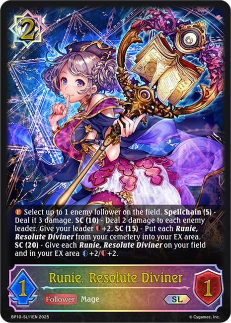 Runie, Resolute Diviner (SL) [BP10 - BP10-SL11EN]