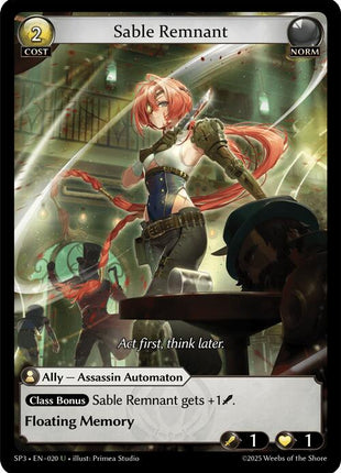 Sable Remnant [SP3 - 020]