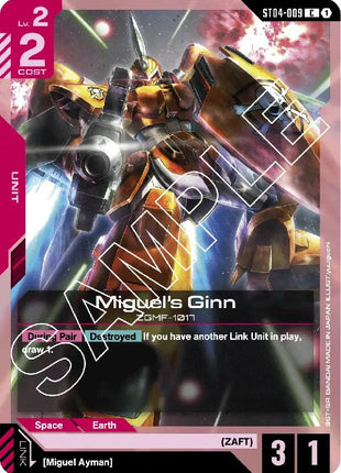 Miguel's Ginn