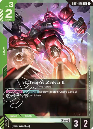 Char's Zaku II [GD01 - GD01-026]