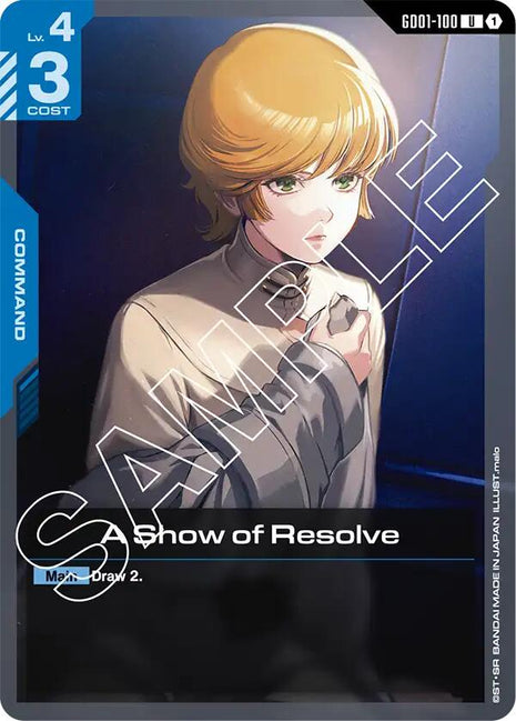 A Show of Resolve [GD01 - GD01-100]