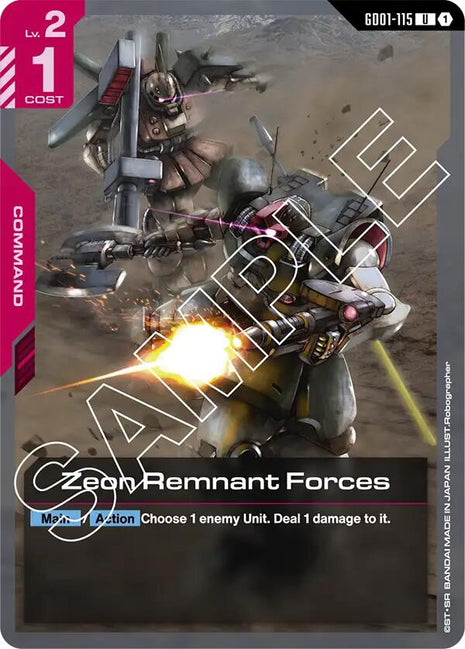 Zeon Remnant Forces [GD01 - GD01-115]