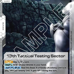 13th Tactical Testing Sector [GD01 - GD01-130]
