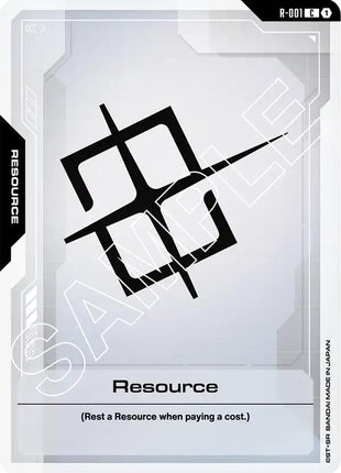 Resource [GD01 - R-001]