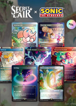 Secret Lair x Sonic the Hedgehog Superdrop: Chasing Adventure (Rainbow Foil) [SLD]