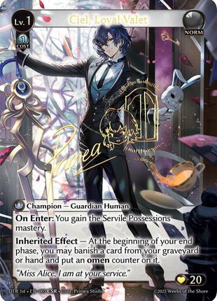 Ciel, Loyal Valet (CSR)