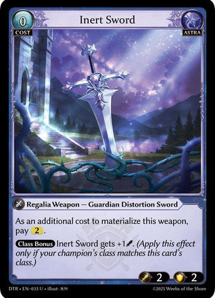 Inert Sword [DTR1E - 033]