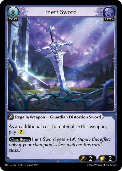Inert Sword [DTR1E - 033]