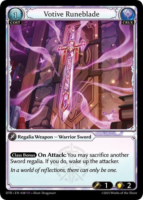 Votive Runeblade [DTR1E - 038]