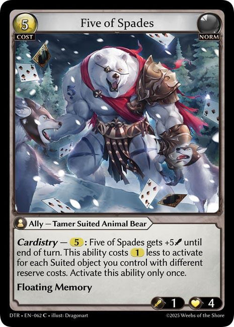 Five of Spades [DTR1E - 062]