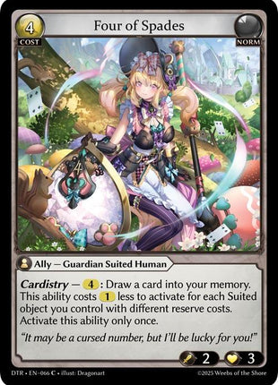 Four of Spades [DTR1E - 066]