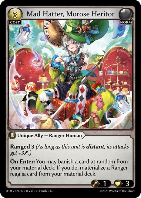 Mad Hatter, Morose Heritor [DTR1E - 075]