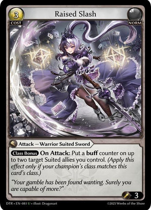 Raised Slash [DTR1E - 081]