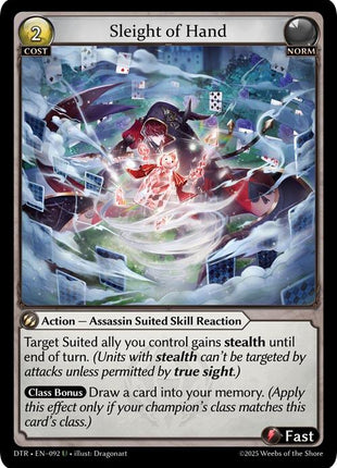 Sleight of Hand [DTR1E - 092]