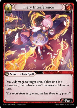 Fiery Interference [DTR1E - 115]