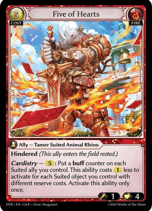 Five of Hearts [DTR1E - 116]