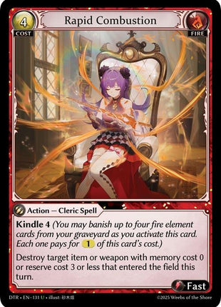 Rapid Combustion [DTR1E - 131]