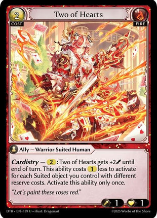 Two of Hearts [DTR1E - 139]