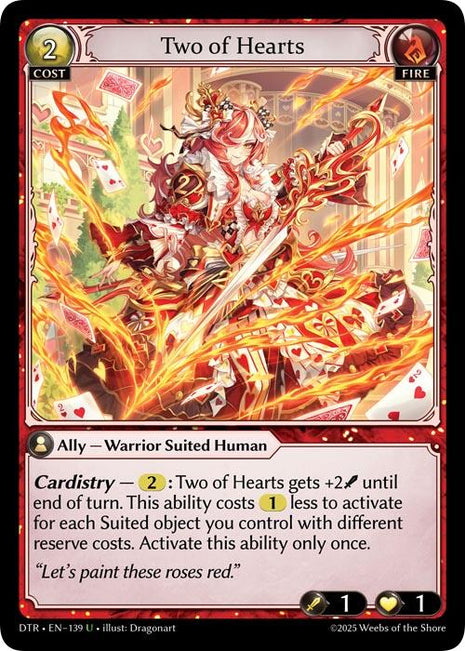 Two of Hearts [DTR1E - 139]