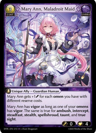 Mary Ann, Maladroit Maid [DTR1E - 215]