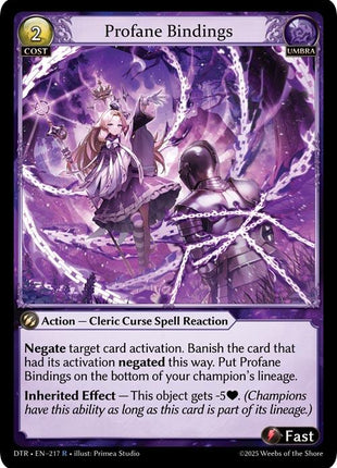 Profane Bindings [DTR1E - 217]
