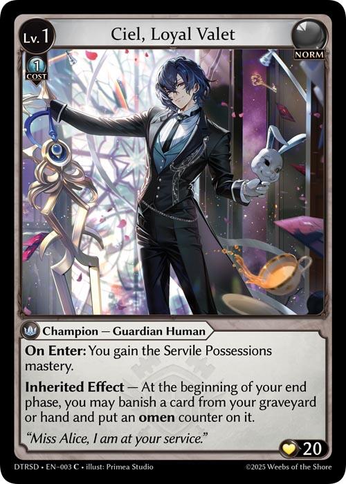 Ciel, Loyal Valet [DTRSD - 3]