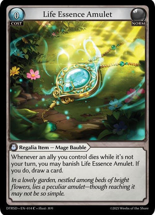 Life Essence Amulet [DTRSD - 14]
