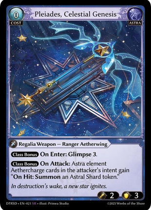 Pleiades, Celestial Genesis [DTRSD - 21]