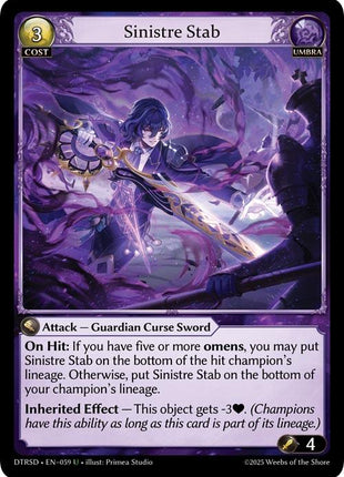 Sinistre Stab [DTRSD - 59]
