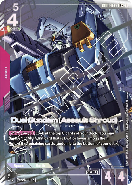 Duel Gundam (Assault Shroud) (LR+) [GD01 - GD01-045]