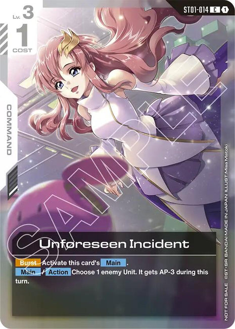 Unforeseen Incident (Store Tournament Participant Pack 01)