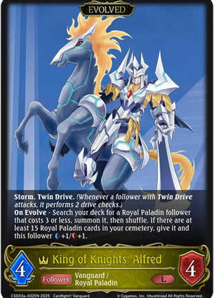 King of Knights, Alfred