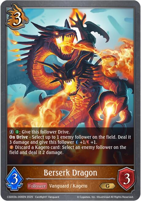 Berserk Dragon [CSD03 - CSD03b-006EN]