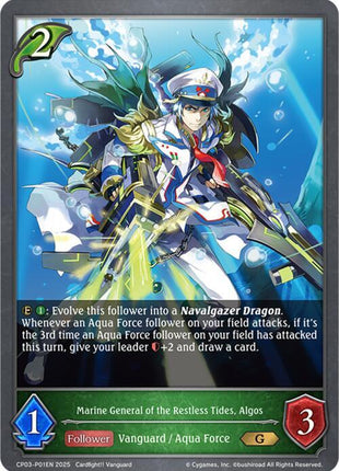 Marine General of the Restless Tides, Algos - P01EN (Foil) [CP03]
