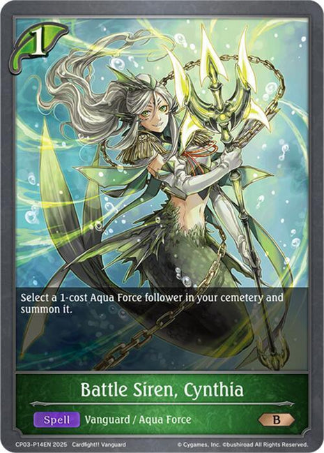 Battle Siren, Cynthia - P14EN (Foil) [CP03]