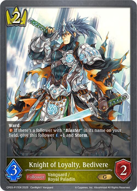 Knight of Loyalty, Bedivere - P17EN (Foil) [CP03]