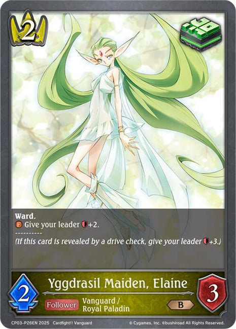 Yggdrasil Maiden, Elaine - P26EN (Foil)
