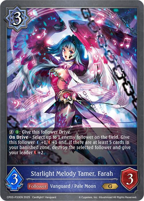 Starlight Melody Tamer, Farah - P33EN (Foil) [CP03]