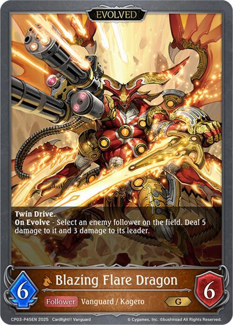Blazing Flare Dragon - P45EN (Foil) [CP03]