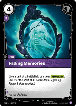Fading Memories