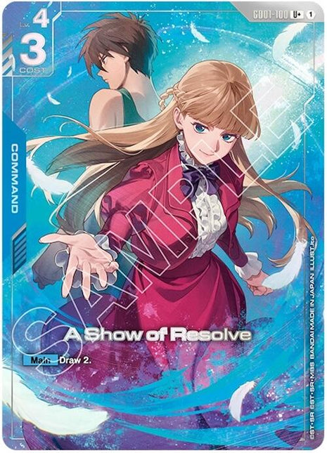 A Show of Resolve (U+) (PB01)