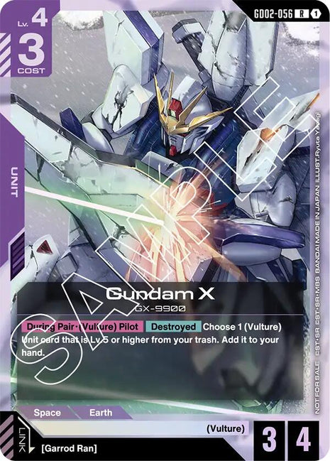 Gundam X (GD02-056) (Store Tournament Participant Pack 02)